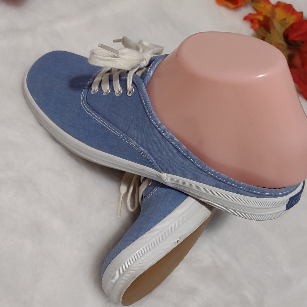 Blue Canvas Women's Sneakers
